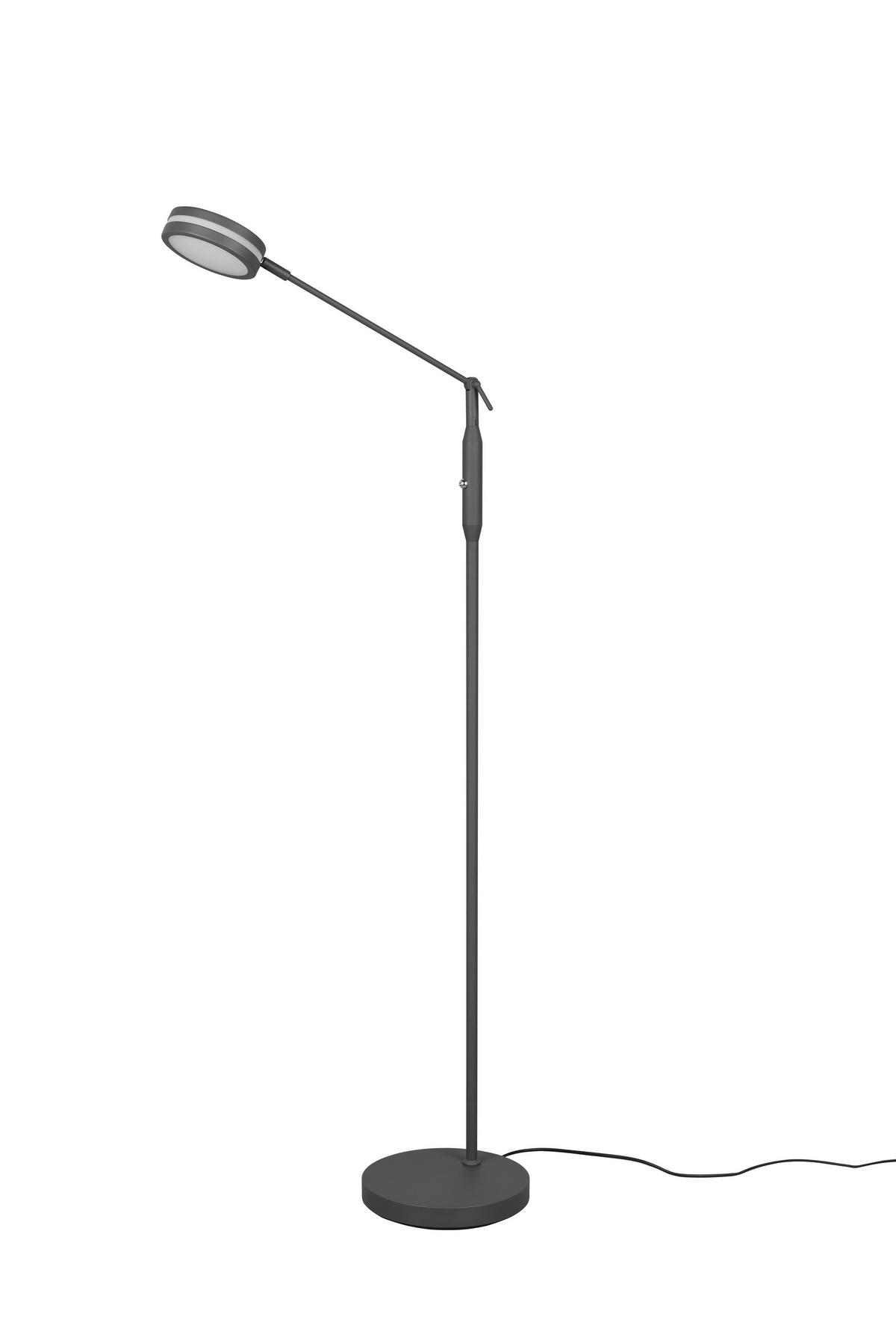 Led-stehleuchte 426510142 Franklin - Anthrazit, Basics, Metall (133/23/41cm) - Trio Leuchten