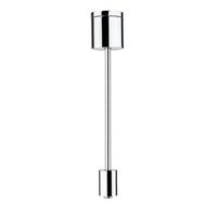 Schienensystem Urail Abhängung 95149, Chromfarben - Chromfarben, Basics, Metall (1,8/1,8/12,5-25cm) - Paulmann
