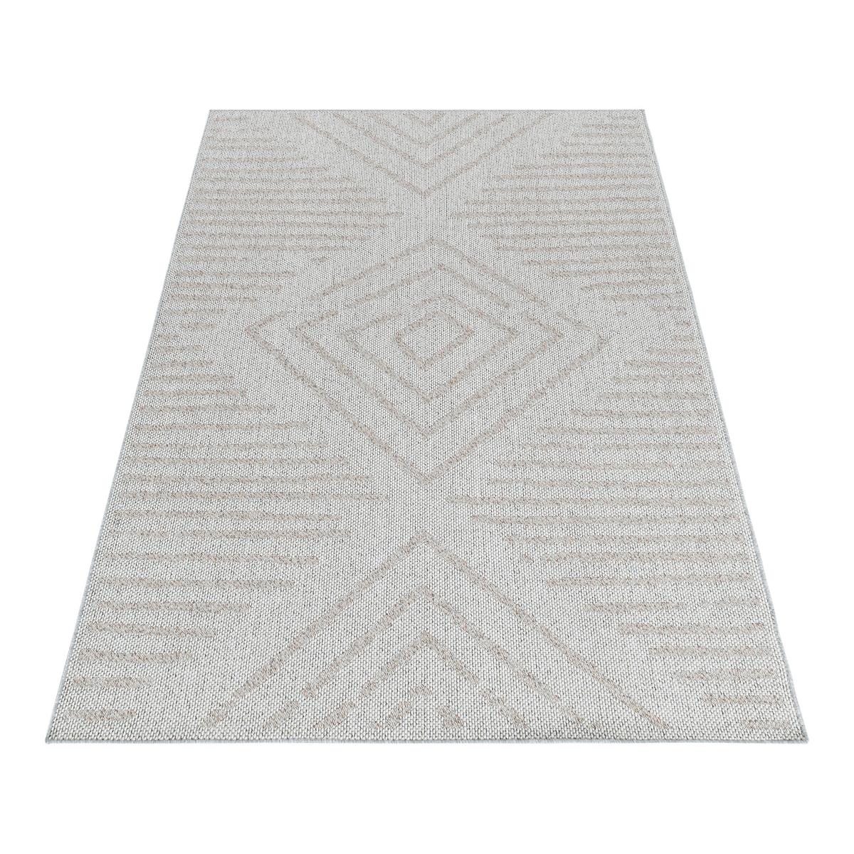 Flachwebteppich Aruba - Pink, Design, Textil (80/250cm) - Novel