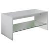 Konferenčný stolík WISAL biely - biela, Modern, kompozitné drevo (90/40/40cm) - MID.YOU