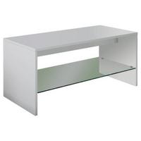 Konferenčný stolík WISAL biely - biela, Modern, kompozitné drevo (90/40/40cm) - MID.YOU