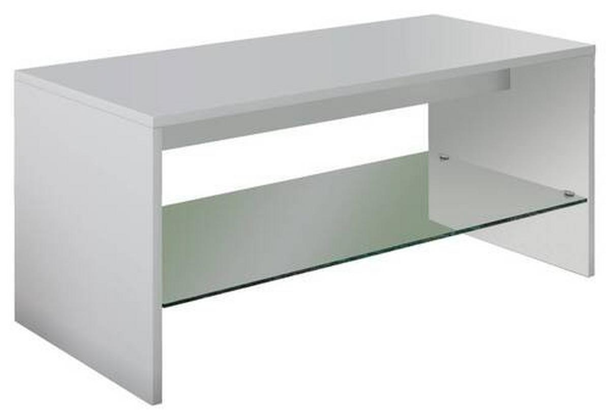 Konferenčný stolík WISAL biely - biela, Modern, kompozitné drevo (90/40/40cm) - MID.YOU