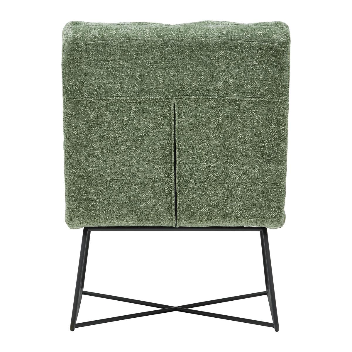 Relaxačné kreslo MARCO - čierna/zelená, Modern, kov/textil (62/86/87cm) - Based