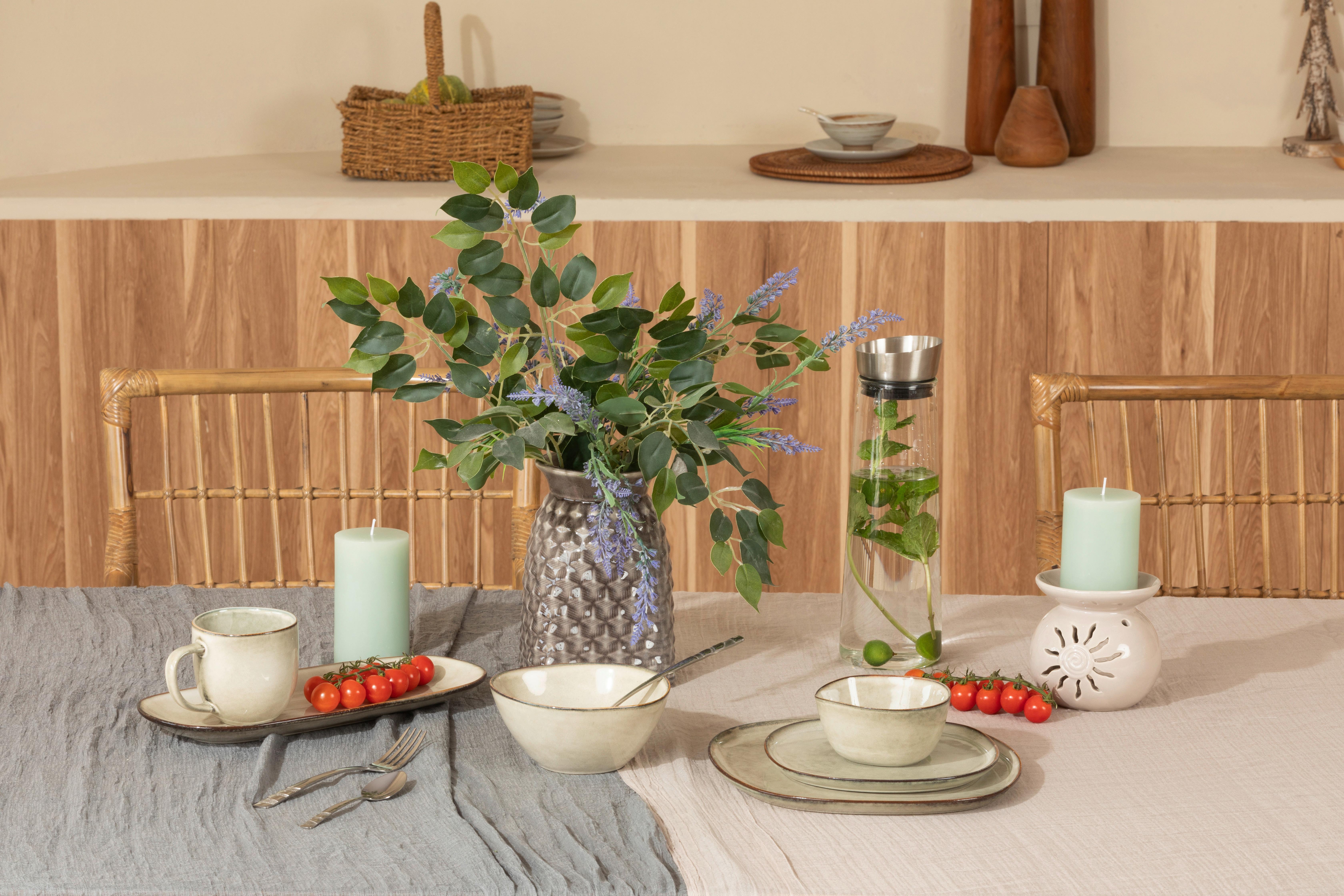 Dessertteller Chloe - Grau, LIFESTYLE, Keramik (20/19cm) - James Wood