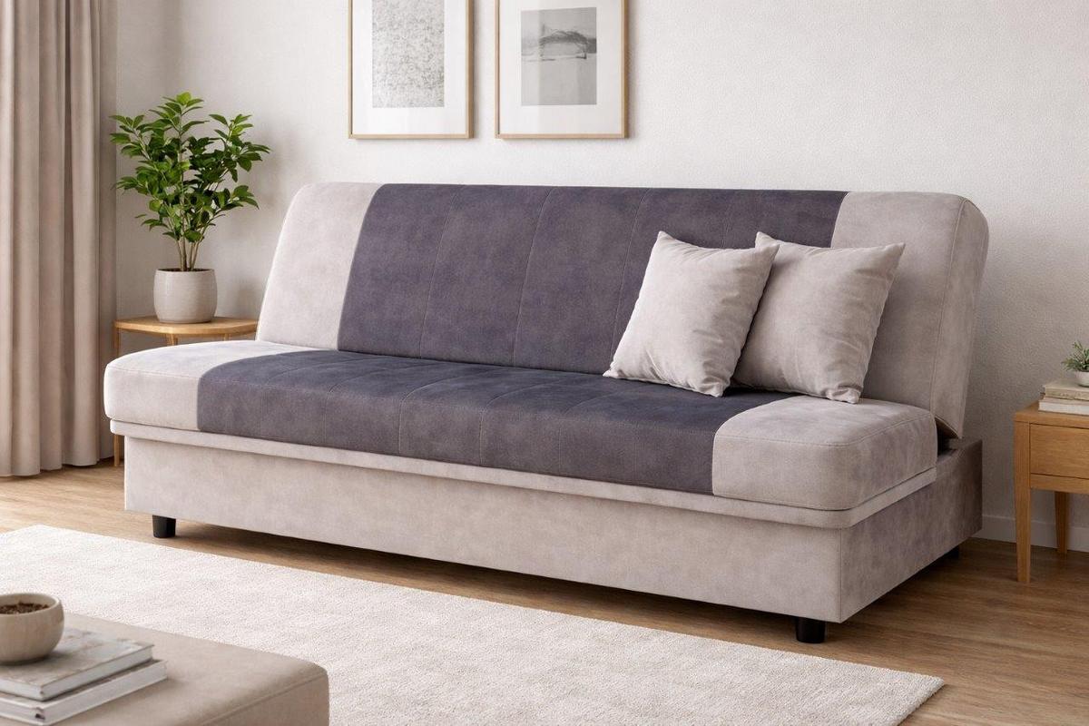 Kanapéágy Belluno New - bézs/barna, Romantik / Landhaus (193/85/80cm) - Best Price