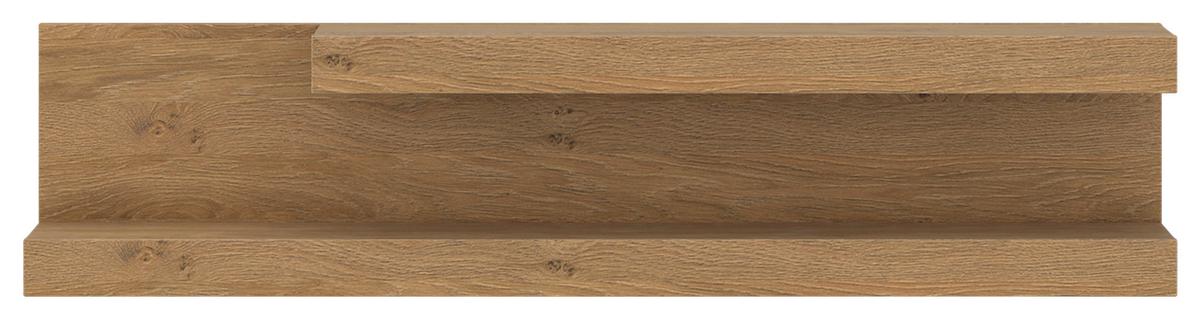 Wandregal Aretta Eichefarben B: 160 cm - Eichefarben, MODERN, Holzwerkstoff (160/36,2/23,4cm)