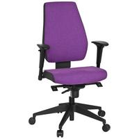 Drehstuhl Pro-Tec 500 Lila - Dunkelgrau/Lila, MODERN, Kunststoff/Textil (56/123/47cm) - MID.YOU