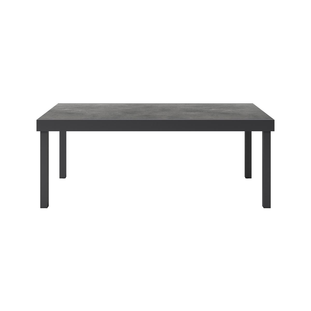 Gartentisch ausziehbar Toledo Metall L 200-320 cm - Grau, MODERN, Metall (200-320/75/100cm) - Beldano