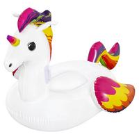 Aufblasbares Schwimmtier Einhorn 119x155 cm Bis 45 Kg - Multicolor/Weiß, Basics, Kunststoff (119cm) - Bestway