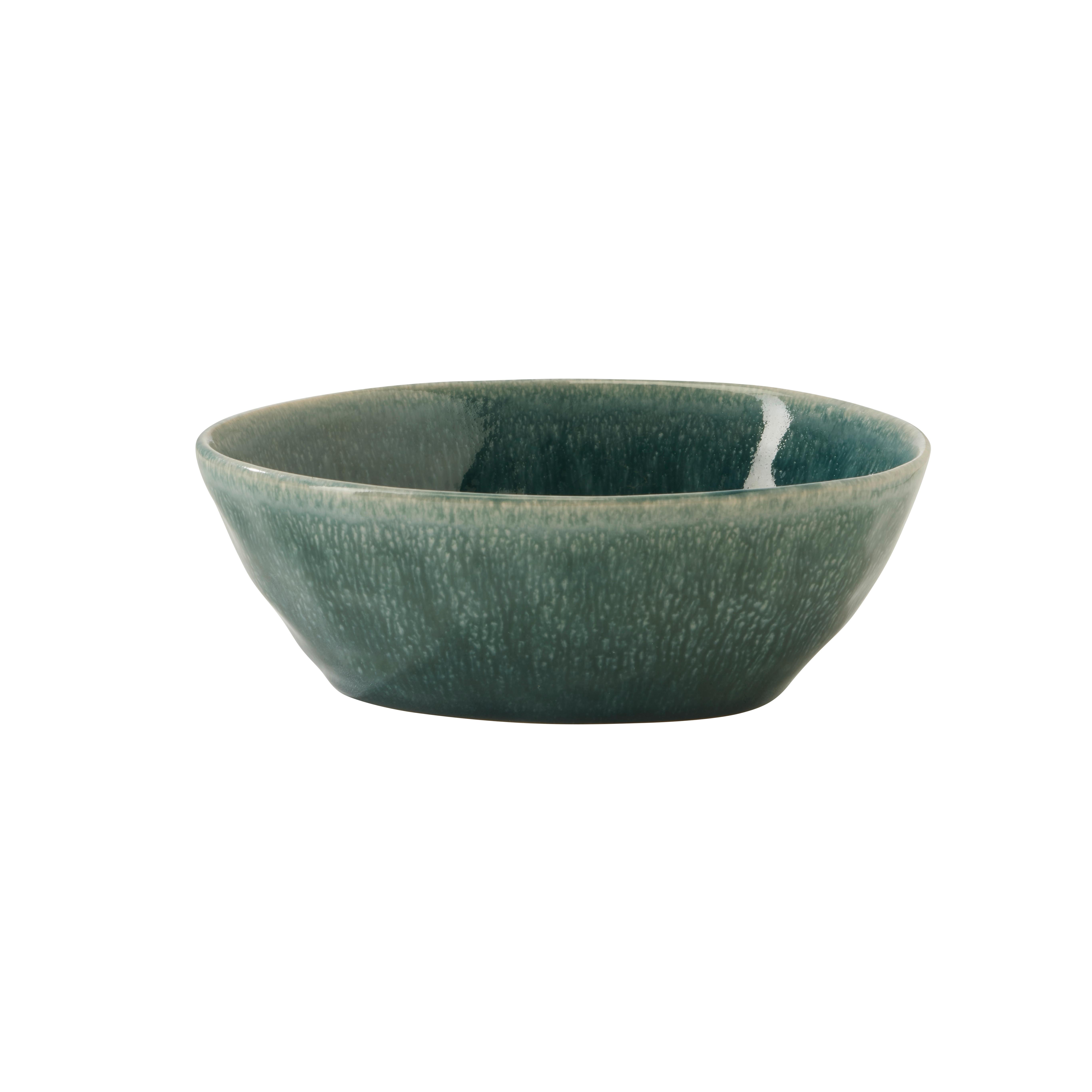 Miska na cerálie SINDRI - modrá, Moderní, keramika (16/5.5/12cm)
