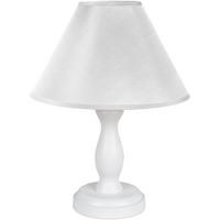 Tischleuchte 4102109 Stefi - Weiß - Weiß, Basics, Holz (18/28cm)