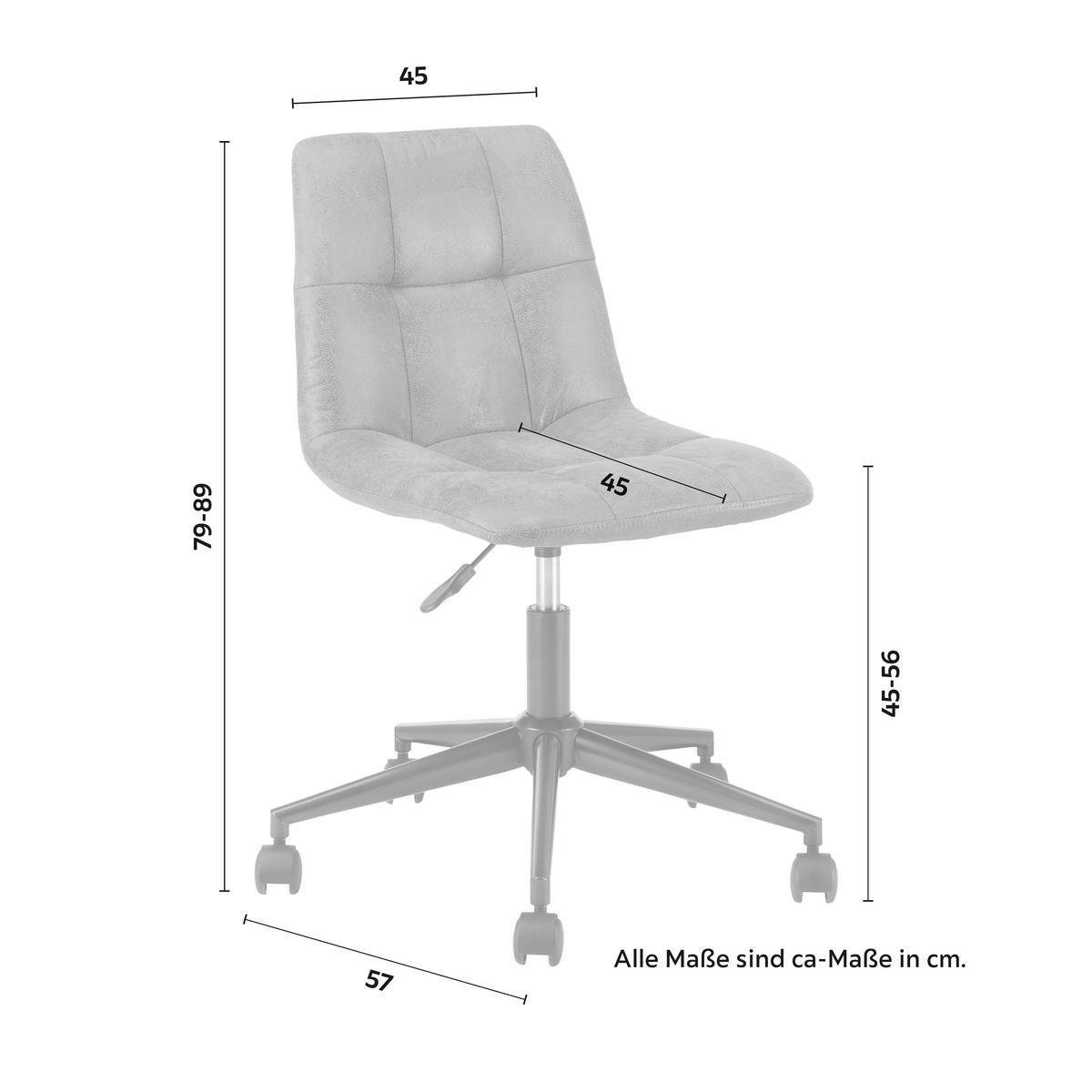 Otočná židle CLELIE hnědá - černá/hnědá, Moderní, kov/dřevo (45/79-89/57cm) - Bessagi Home
