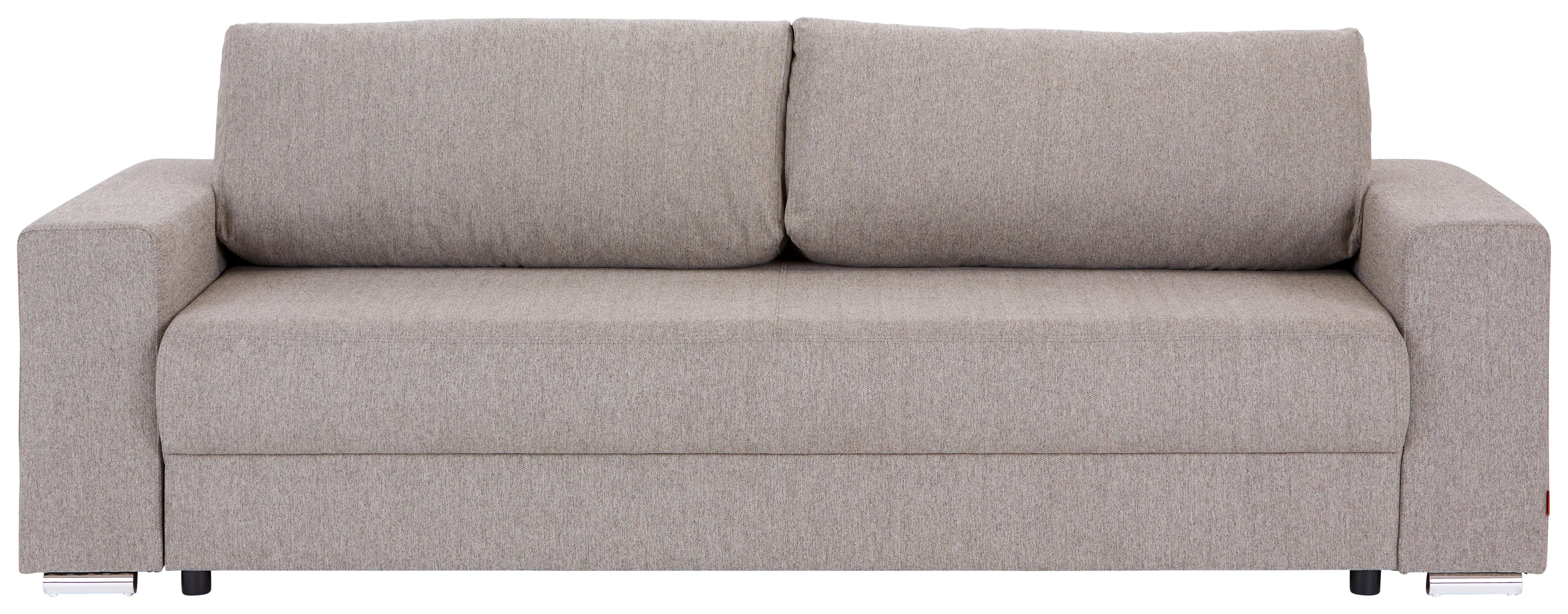Velká rozkládací pohovka Garcia, béžová - béžová, Moderní, textil/plast (250/84/105cm) - Ondega