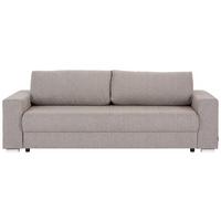 3-sitzer-sofa + Schlaffunktion Mit Armlehnen Garcia Beige - Beige, MODERN, Textil (250/84/105cm) - Ondega