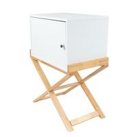 Beistelltisch Valerie Weiß L: 56 Cm - Weiß, Design, Holz/Holzwerkstoff (56/75,5/34cm) - Kayoom