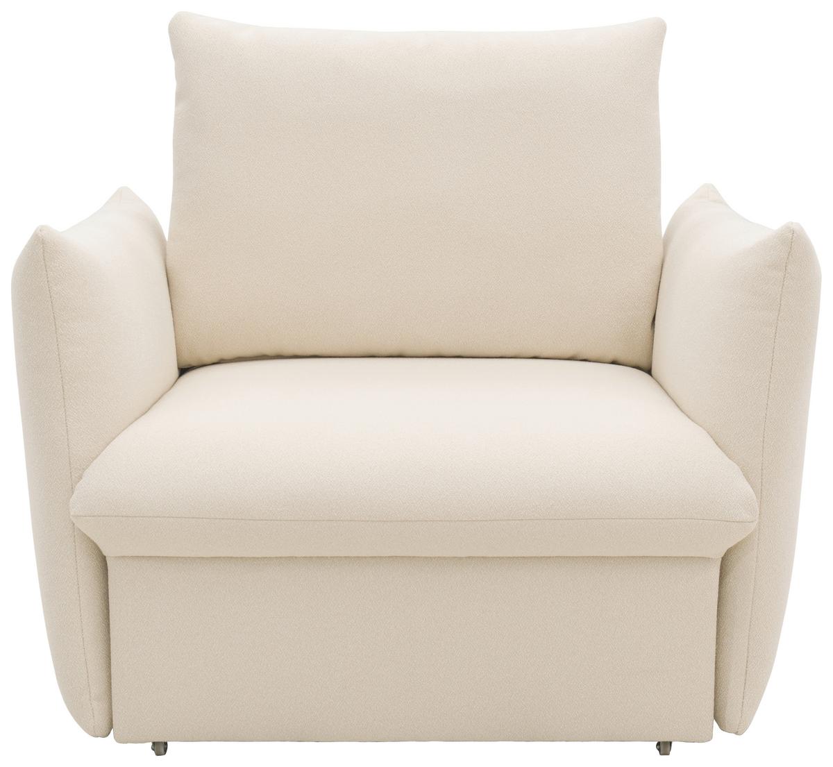 Sessel Looks Creme B: 120 cm - Creme/Schwarz, Design, Textil (120/100/97cm) - LOOKS by W.Joop