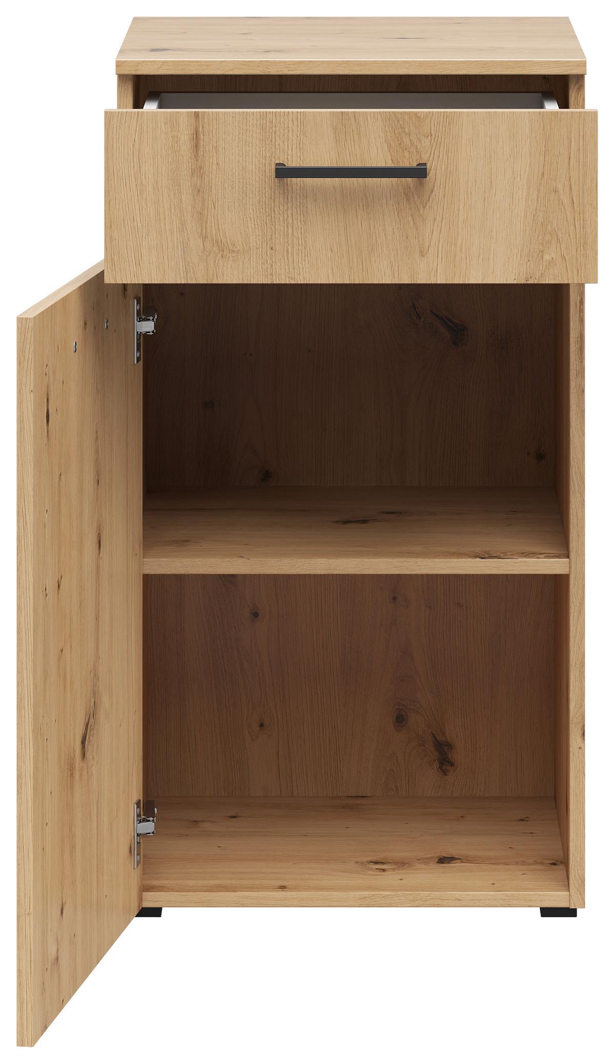 KOMODA MULTISTAURAUM - čierna/antracitová, Modern, kompozitné drevo/plast (45/83/40cm)