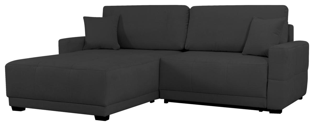 Ecksofa Mount Anthrazit S: 237x186 cm - Anthrazit, Design, Textil (237/186cm) - MID.YOU