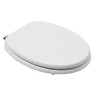 Wc-ülőke Fehér Mdf - fehér, Romantik / Landhaus, faalapú anyag/fém (37/5/44cm)