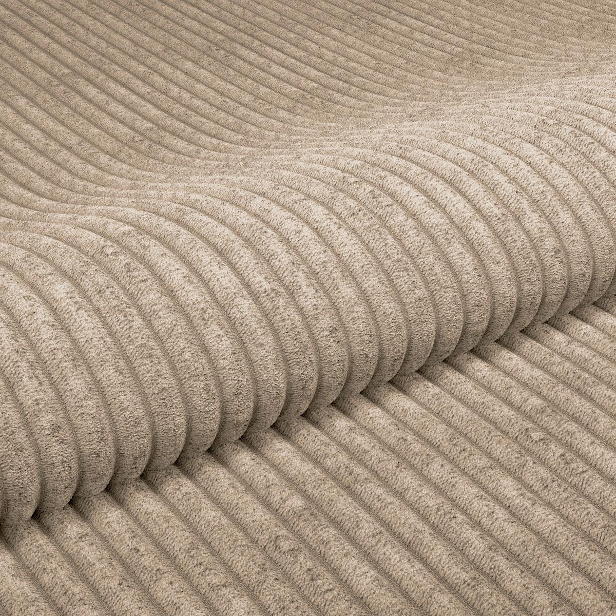 Big Sofa Pelle Mit Kissen B: 261 Cm Taupe - Taupe/Wengefarben, Trend, Textil (261/124cm) - Luca Bessoni