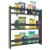 Wandregal Kidos 70 cm Anthrazit - Anthrazit, MODERN, Holzwerkstoff (70/80/10cm) - MID.YOU