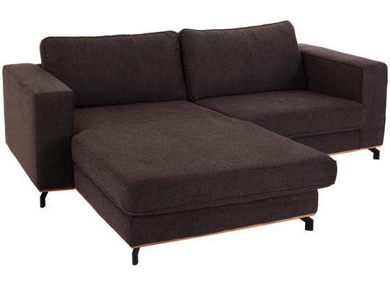Wohnlandschaft Merano L-Form 247x166 cm - Dunkelbraun/Schwarz, MODERN, Textil (247/166cm) - Luca Bessoni Wohnlandschaft Merano L-Form 247x166 cm - Dunkelbraun/Schwarz, MODERN, Textil (247/166cm) - Luca Bessoni