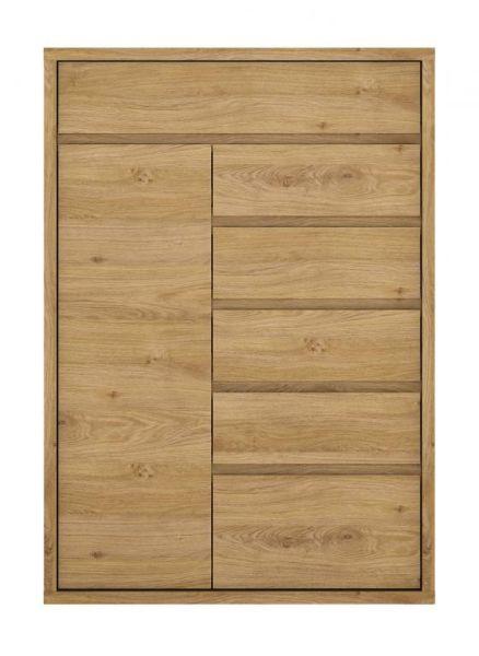 Highboard Shetland Eichefarben/Grau B: 86 cm