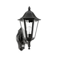 Außenwandleuchte Mit Bewegungsmelder 1x 60 W E27 - Basics (20cm) - Eglo