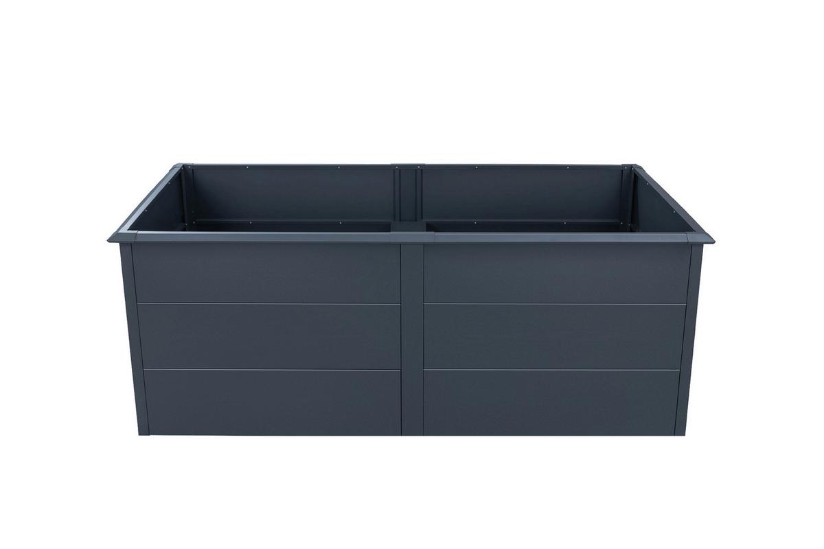 Hochbeet Primus XL - Anthrazit, KONVENTIONELL, Metall (100/200/77cm)