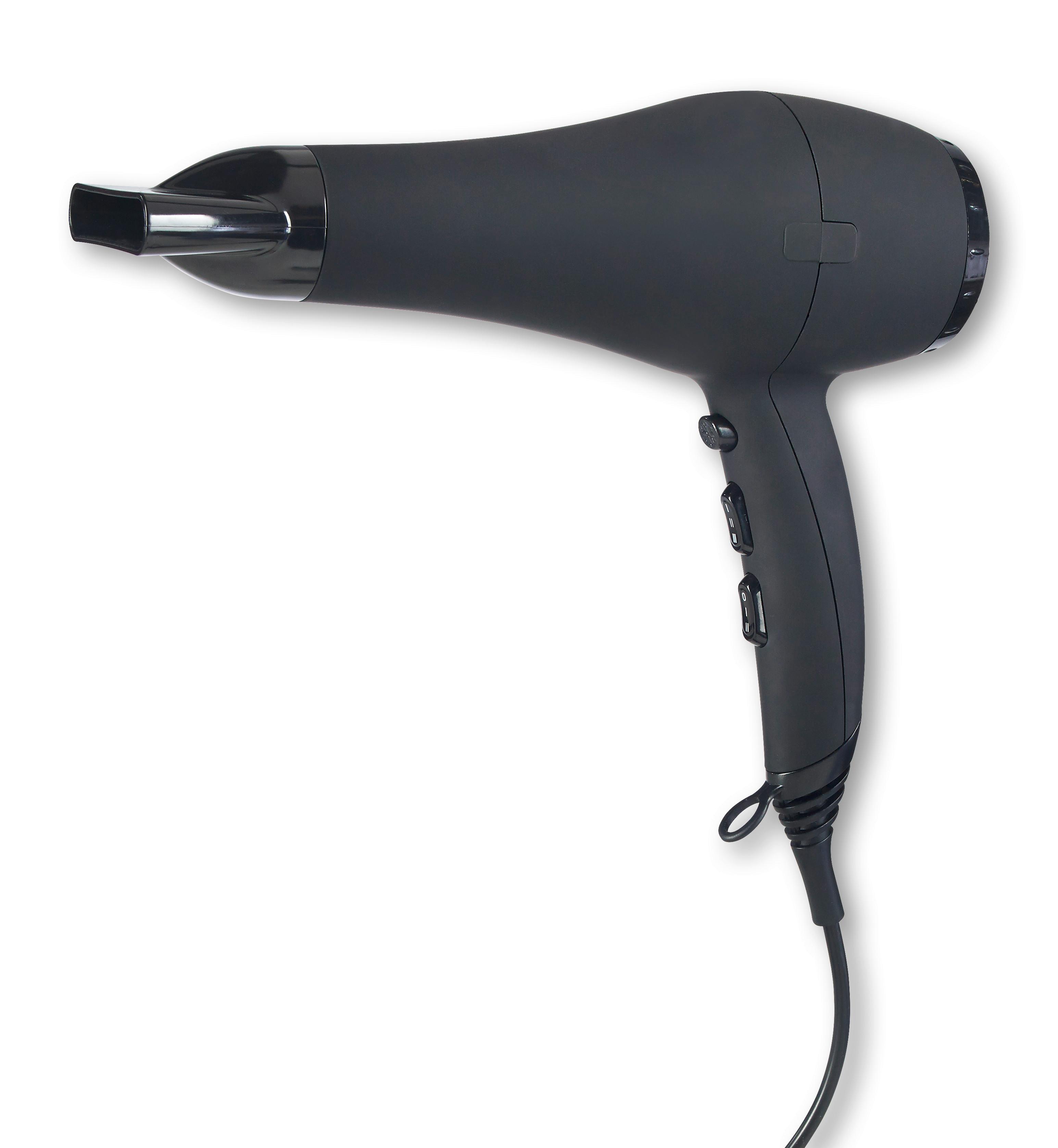 Haartrockner Gloria 2200 W mit Stylingdüse, Föhn - Schwarz, KONVENTIONELL, Kunststoff/Metall (23,05/9,28/27,3cm) - Bono