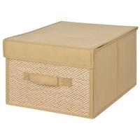 Úložný box SMART - béžová, Konventionell, kartón/textil (28/19/37cm) - Mömax