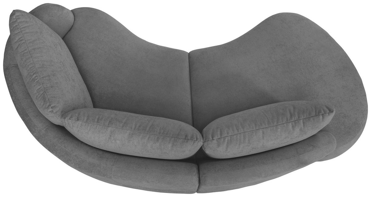 Ecksofa Doppo, Anthrazit S: 250x139 cm - Anthrazit/Schwarz, MODERN, Textil (250/139cm) - Livetastic