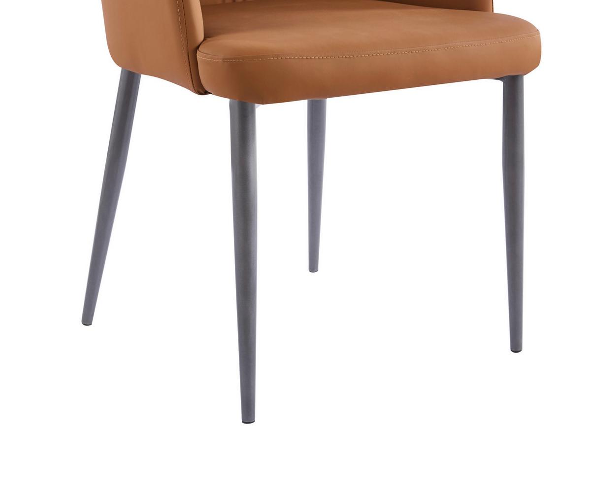 SADA STOLIČIEK S PODRÚČKAMI MERIT - svetlohnedá/čierna, Modern, kov/textil (55/88/64cm) - MID.YOU