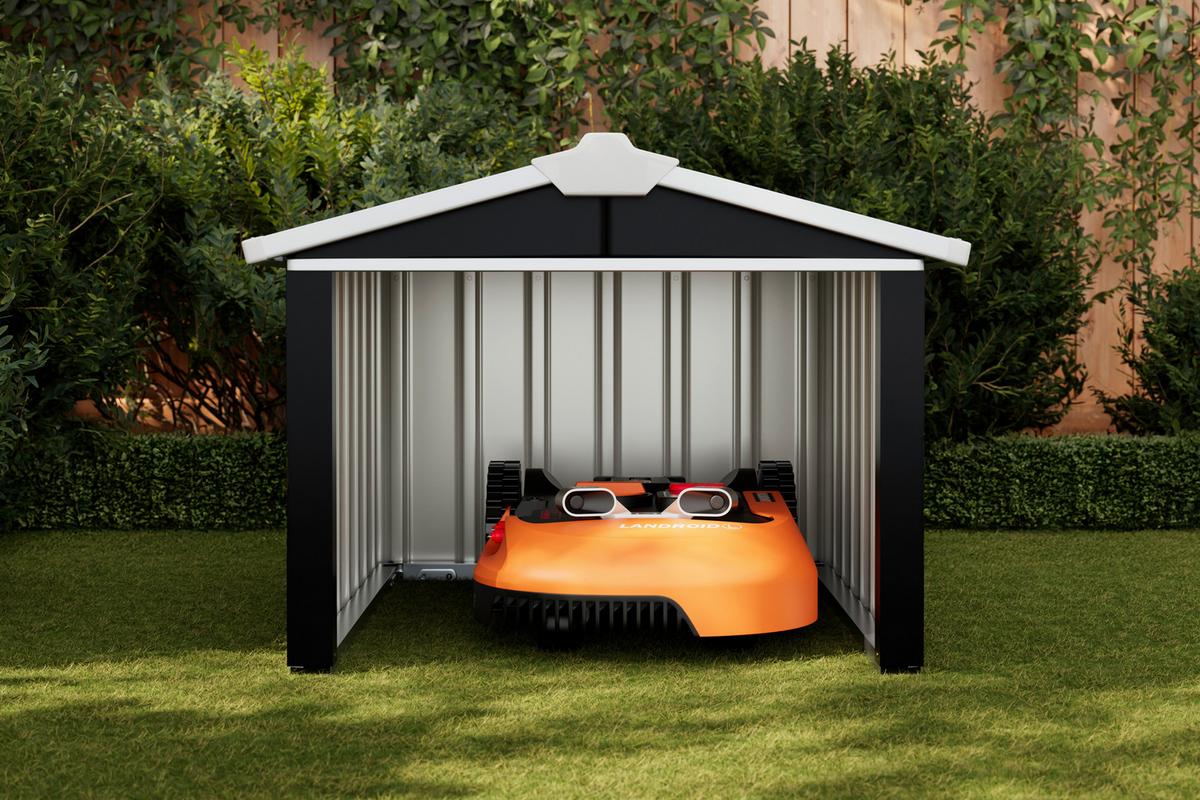 Kleingarage Robus - Anthrazit, MODERN, Metall (86/100/63,5cm) - Homezone