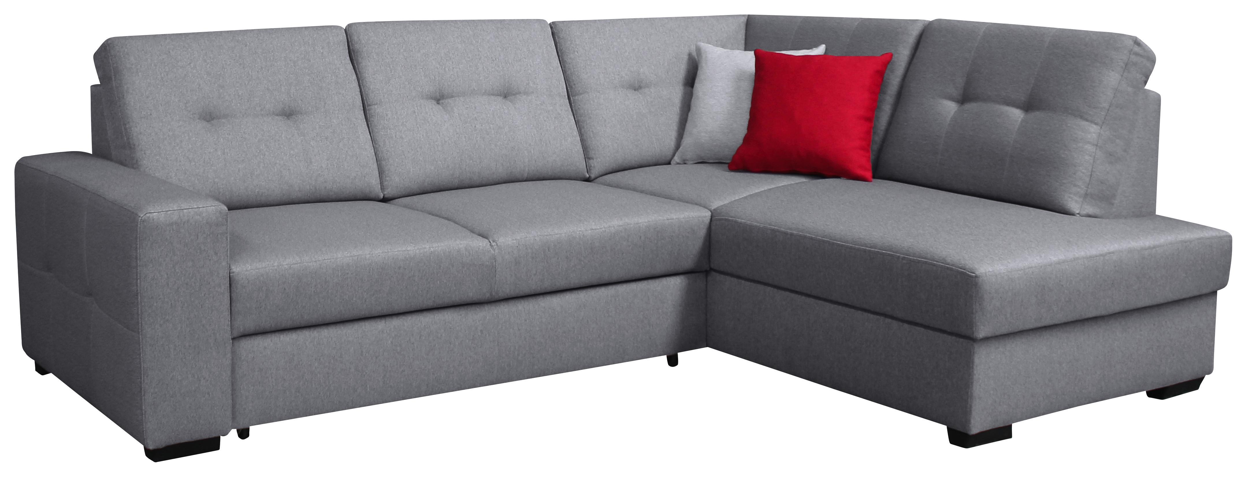 Sedacia Súprava Nell - svetlosivá, Moderný, kov/drevo (246/87/183cm)