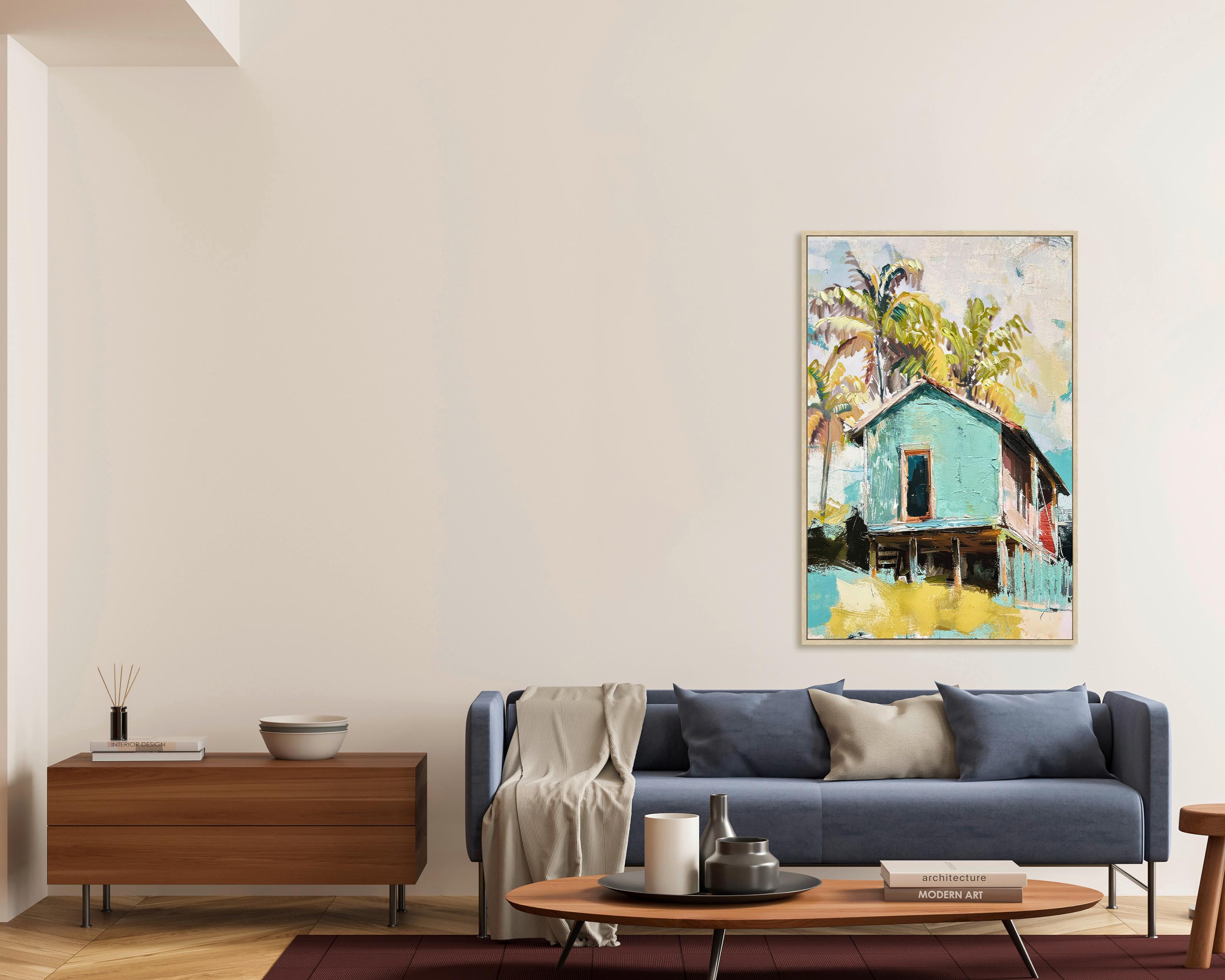 Obraz na plátně LOTTA,  60x90cm - přírodní barvy/vícebarevná, Moderní, kompozitní dřevo/textil (60/90cm) - Mömax