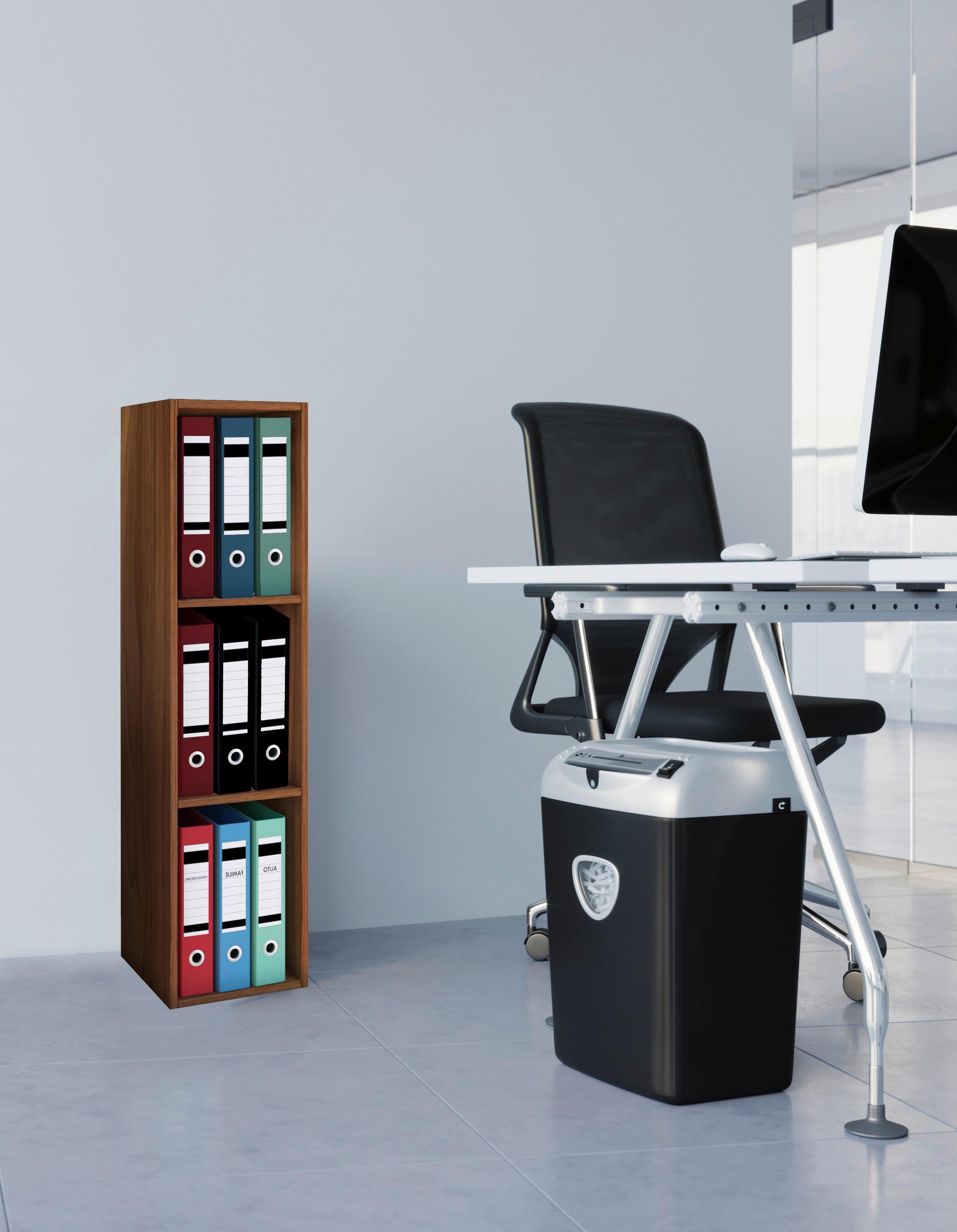 Aktenschrank Offas Nussbaumfarben B: 34 cm - Nussbaumfarben, MODERN, Holzwerkstoff (34/107/29cm) - MID.YOU