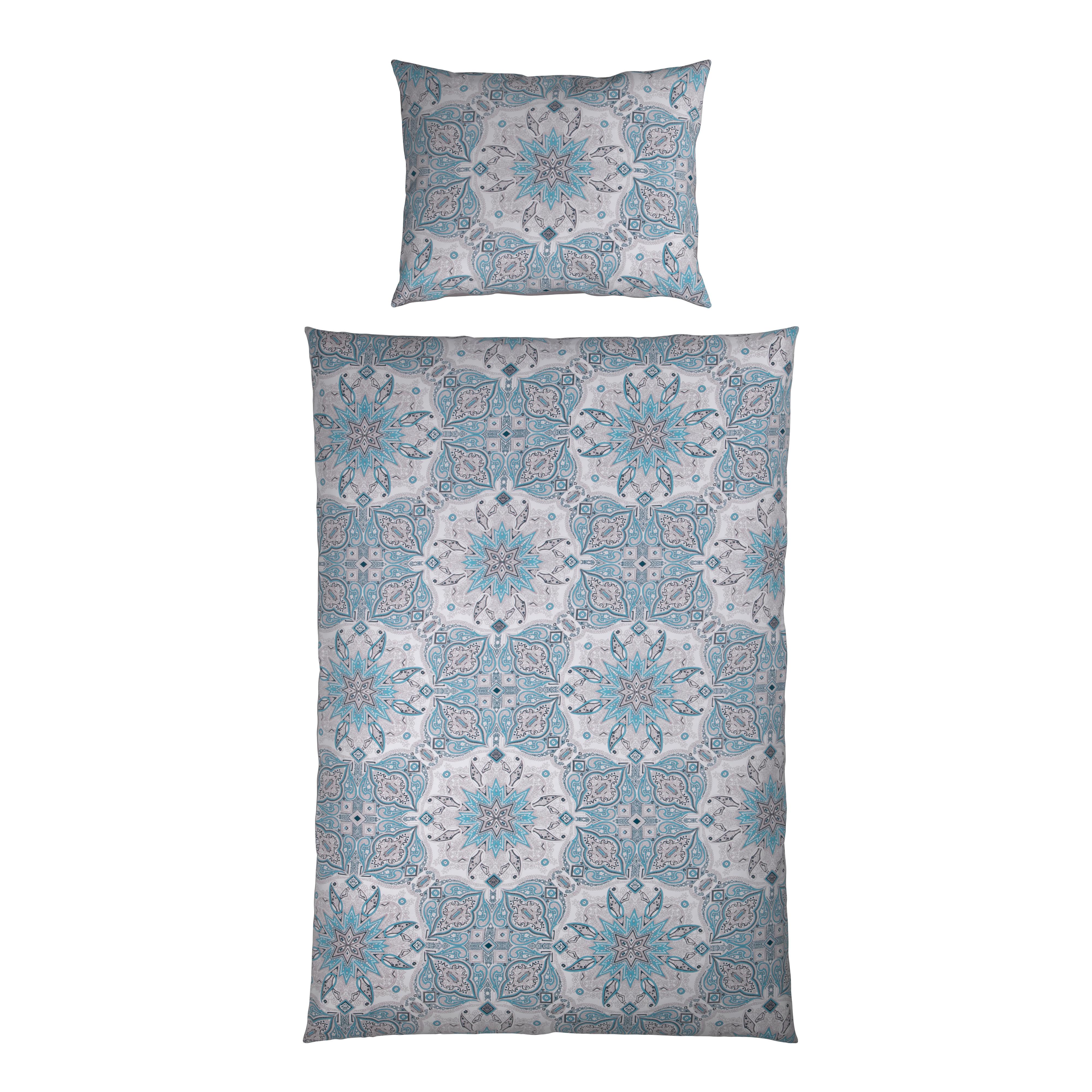 Bettwäsche Tina - Hellblau, ROMANTIK / LANDHAUS, Textil - James Wood