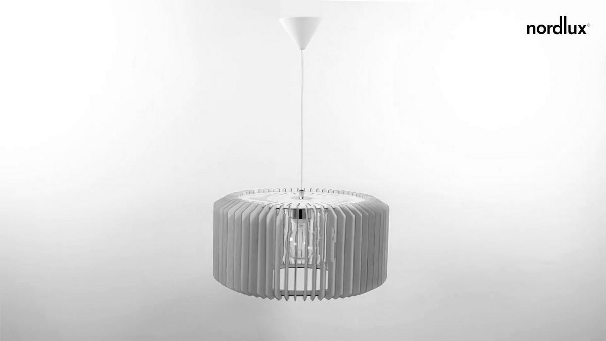 Hängeleuchte Asti Naturfarben B: 50 cm - Naturfarben, Basics, Holz (50/25cm) - Nordlux