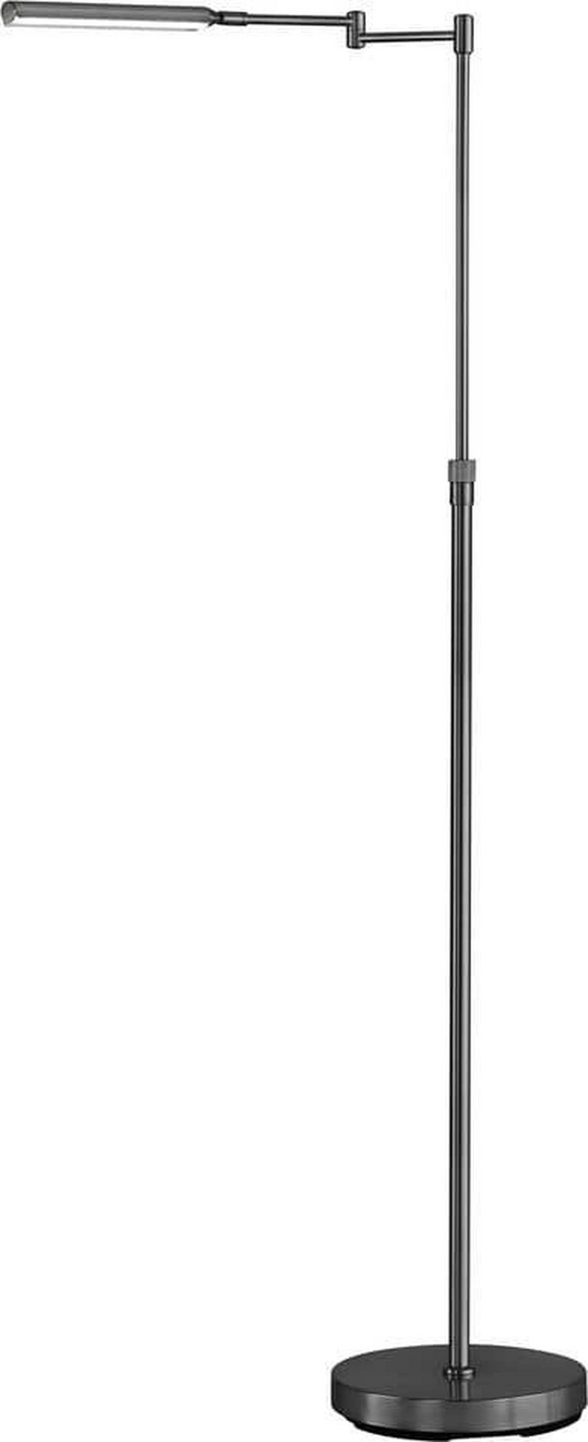 LED-Stehleuchte 40408 - Schwarz, Design, Kunststoff/Metall (23/130cm) - Fischer & Honsel
