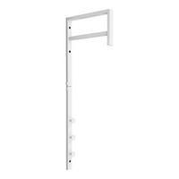 Garderobenpaneel Trento Weiß B: 3 cm - Weiß, Design, Metall (3/82/30cm)