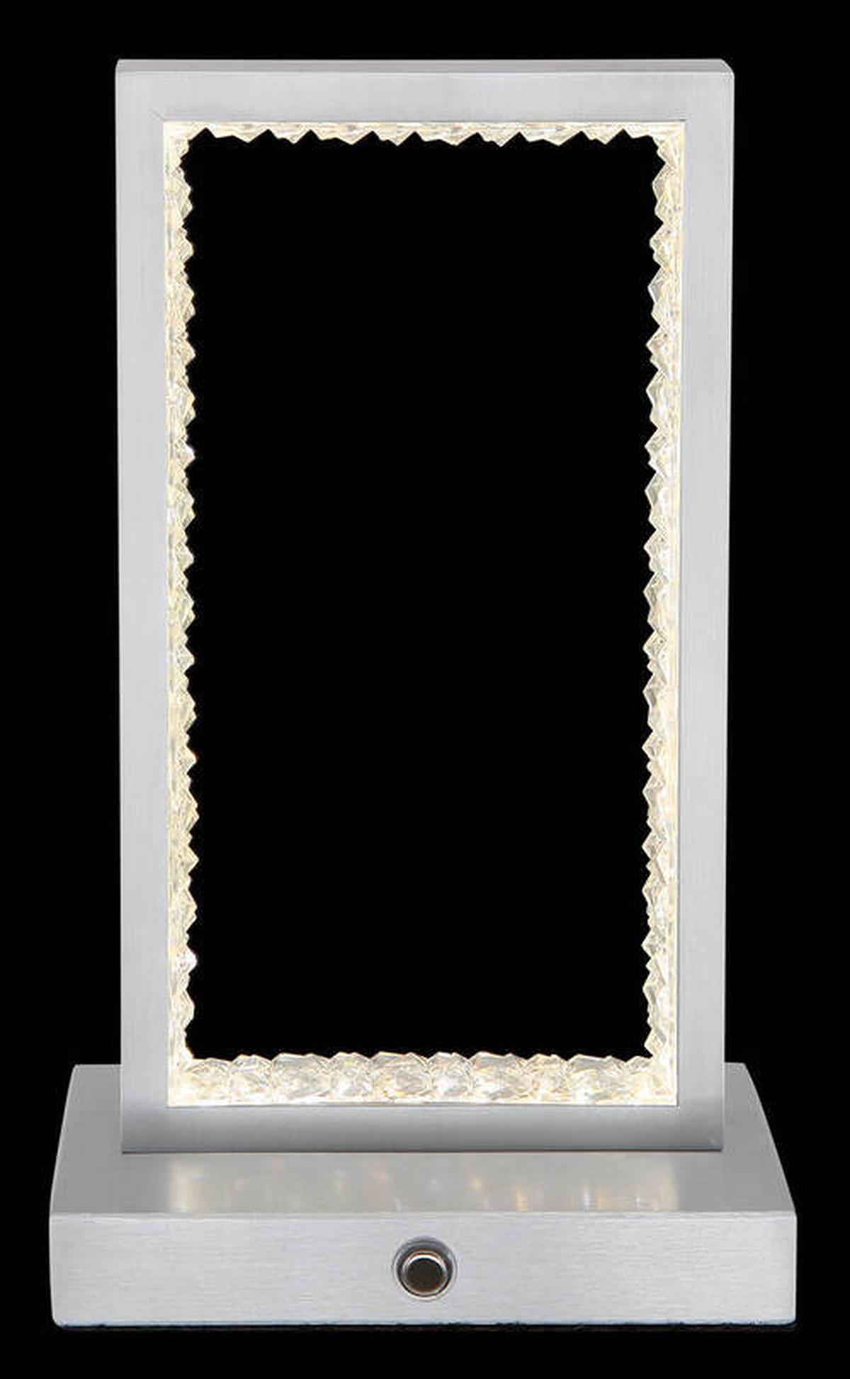 Akku-tischleuchte 24008a - Klar, Design, Kunststoff/Metall (14/7,5/23cm) - Globo
