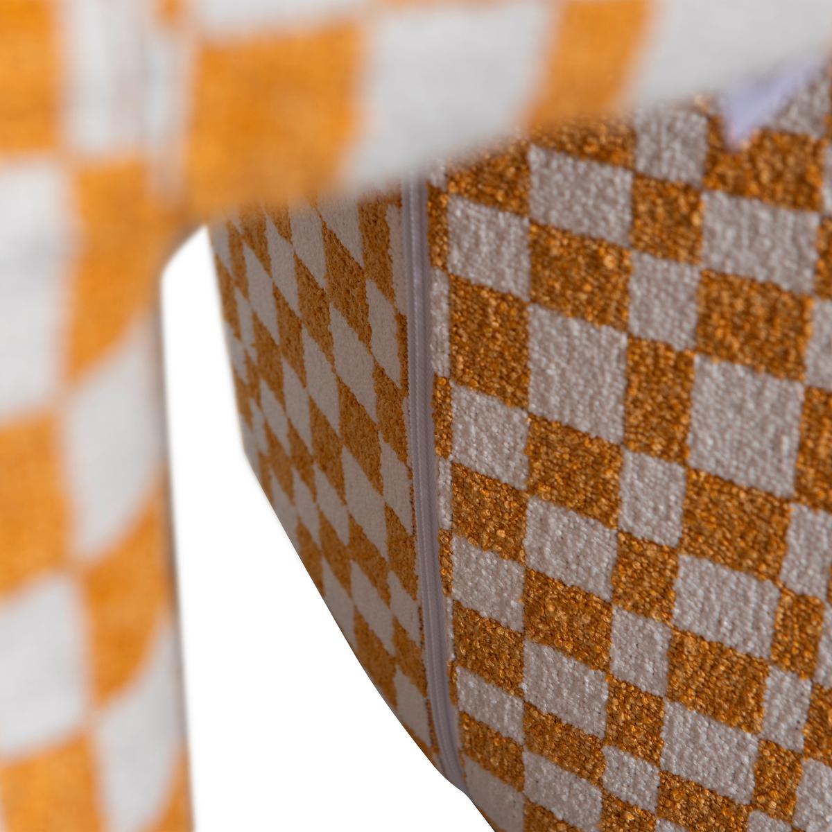 Hocker Charlie Weiß, Gelb B: 45cm - Gelb/Weiß, Design, Textil (45/47/45cm) - Livetastic