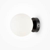 Wandleuchte Basic Form - Schwarz/Weiß, Trend, Glas/Metall (15/18cm) - MAYTONI