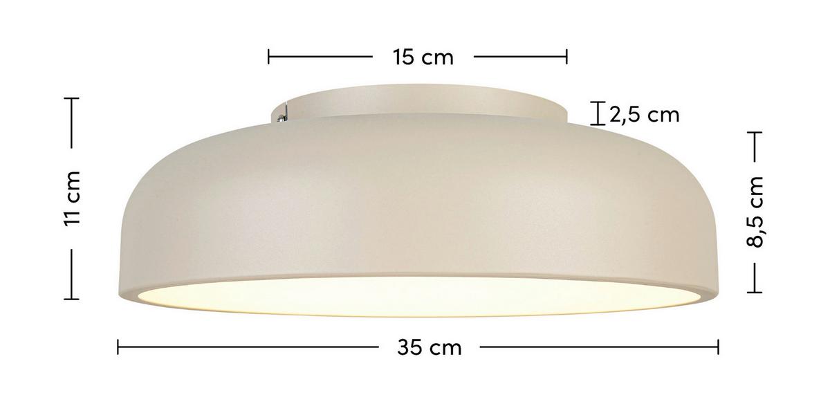 STROPNÍ LED SVÍTIDLO MIKE - Moderní (35/12,5cm) - Mömax