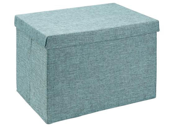 Uskladňovací Box Cindy - petrolejová, Moderný, textil (38/26/24cm) - Mömax modern living Uskladňovací Box Cindy - petrolejová, Moderný, textil (38/26/24cm) - Mömax modern living