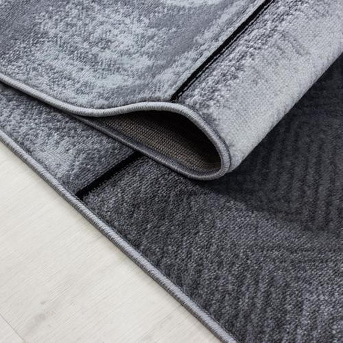 Teppich Läufer Anthrazit Plus 80x300 cm - Anthrazit, Trend, Textil (80/300cm) - Novel