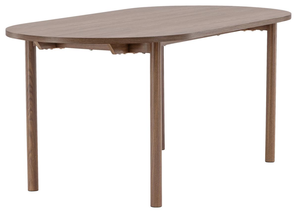 Esstisch Andy - Braun, Design, Holzwerkstoff/Metall (180/90/75cm) - Livetastic