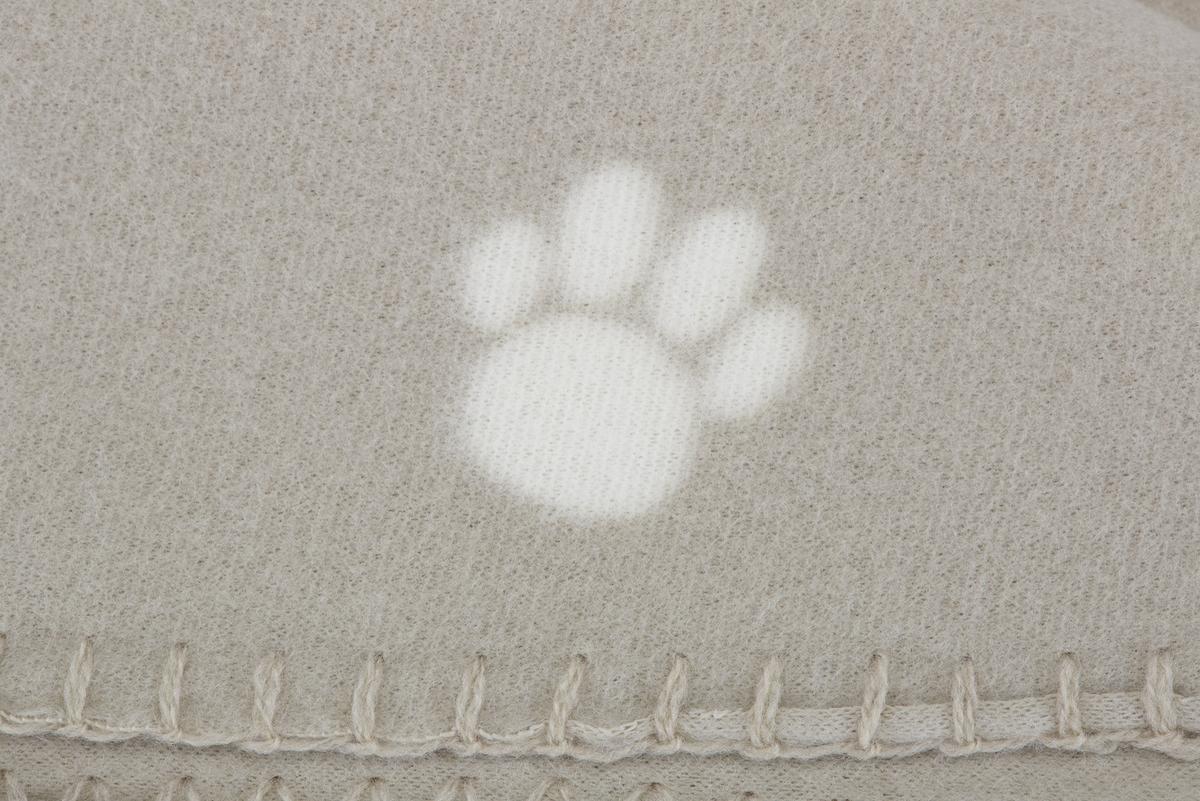 MĚKKÁ DEKA Pet, 120//150cm, šedá - béžová, textil (120/150cm) - Modern Living