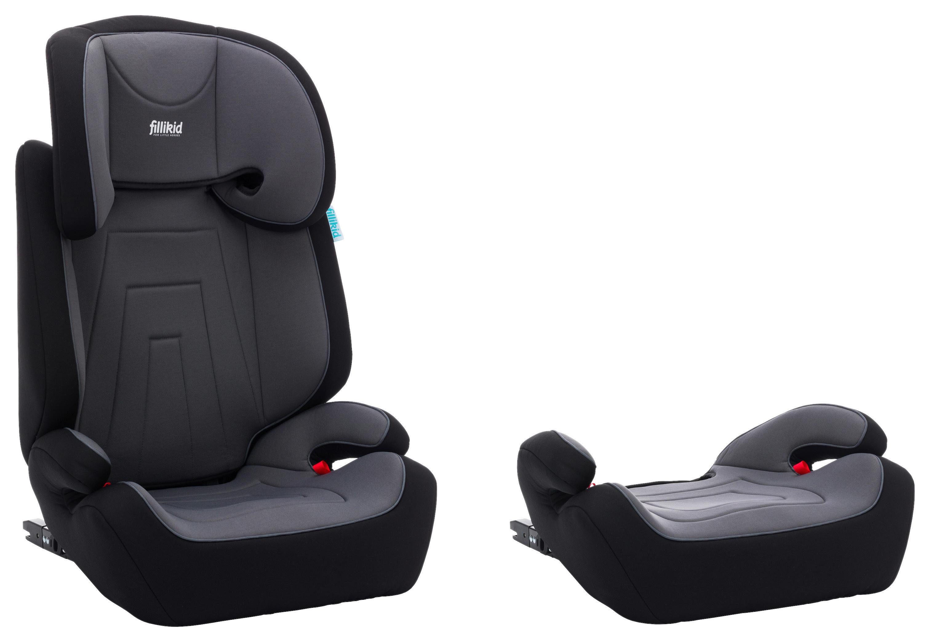 Kinderautositz Mickey - Hellgrau/Schwarz, Trend, Kunststoff (46,5/68-79/43cm) - Fillikid